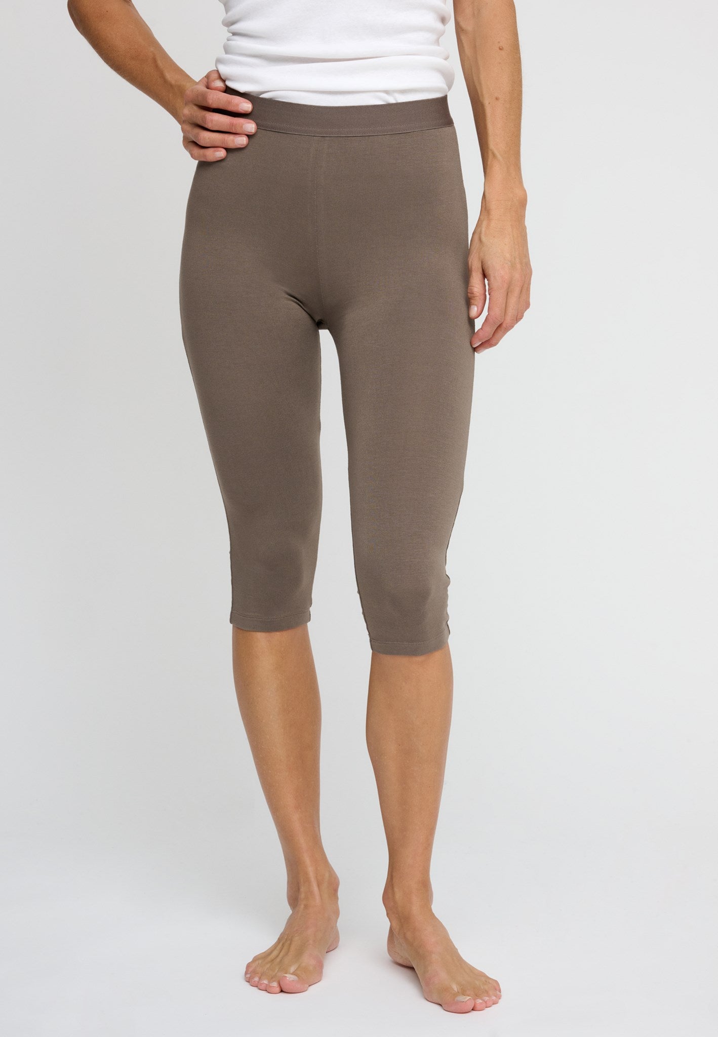 Spandex capri leggings top
