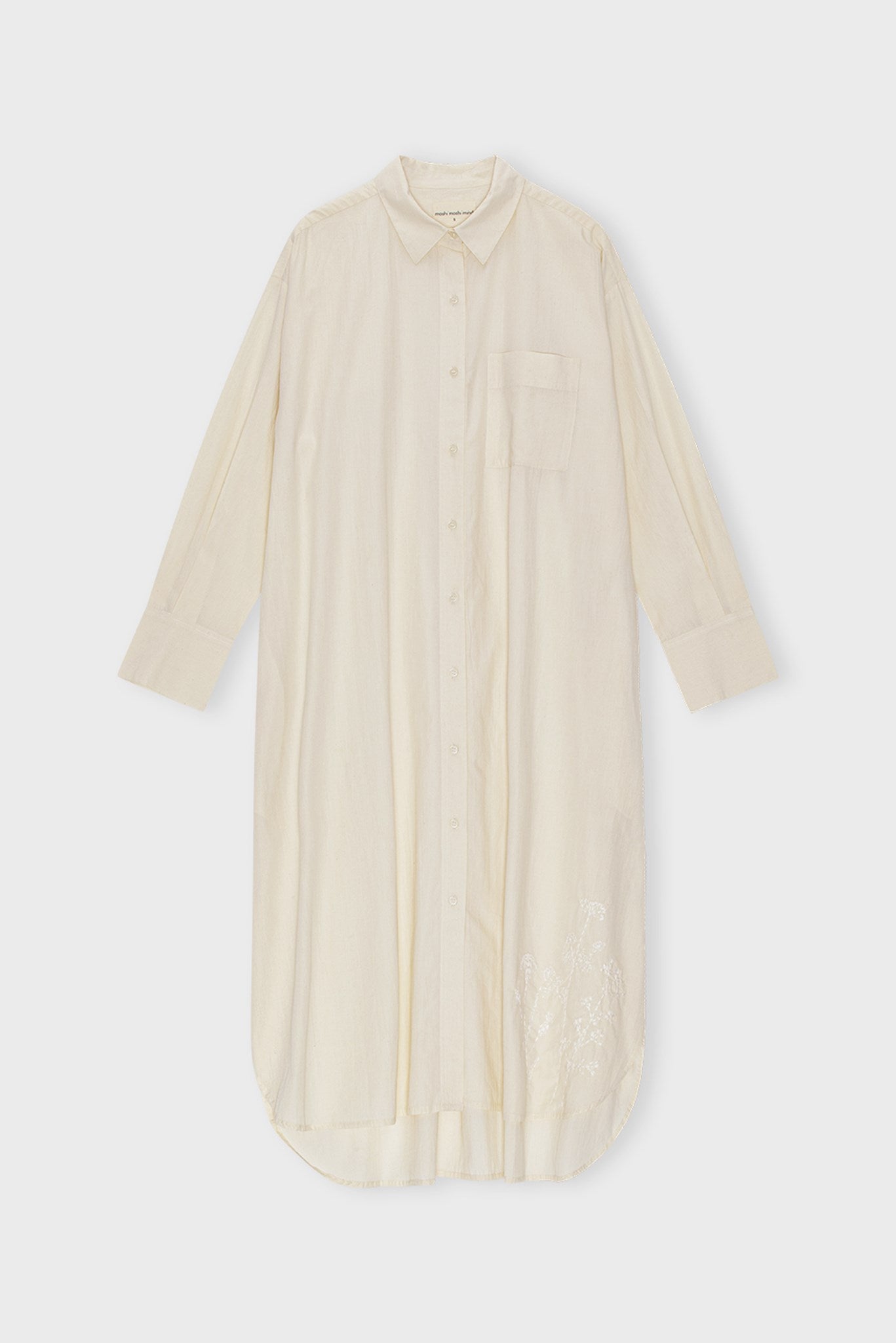 h and m white shirt dress H&m white linen short