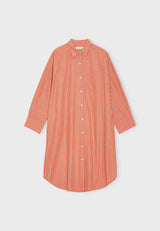 11731 Havenshirtdressstripe Sunsetorange