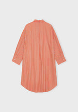 11731 Havenshirtdressstripe Sunsetorange B