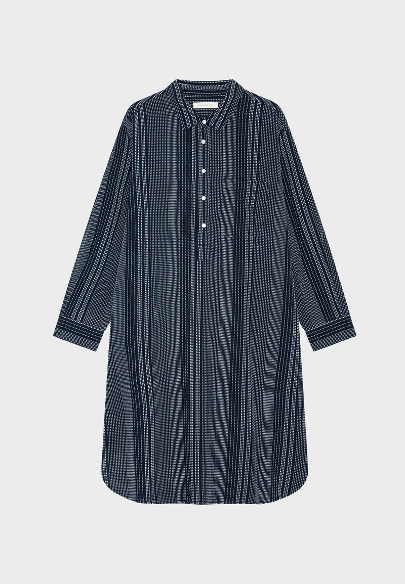 dobby shirt dress relieve chest pockets Dresses To Thrill - End Of Season Sale Color:Ivory lace+Nude Lining