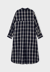 FloretShirtdressCheck-DarkNavyGreyEcru_b