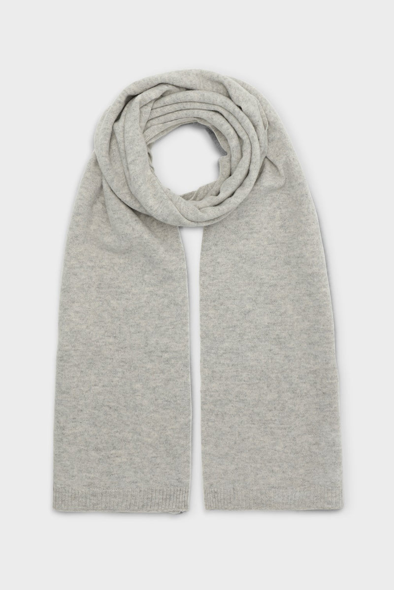 Big Scarf Merino Light Grey Melange