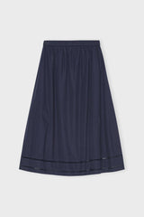 Brillskirtpoplin Darknavy B