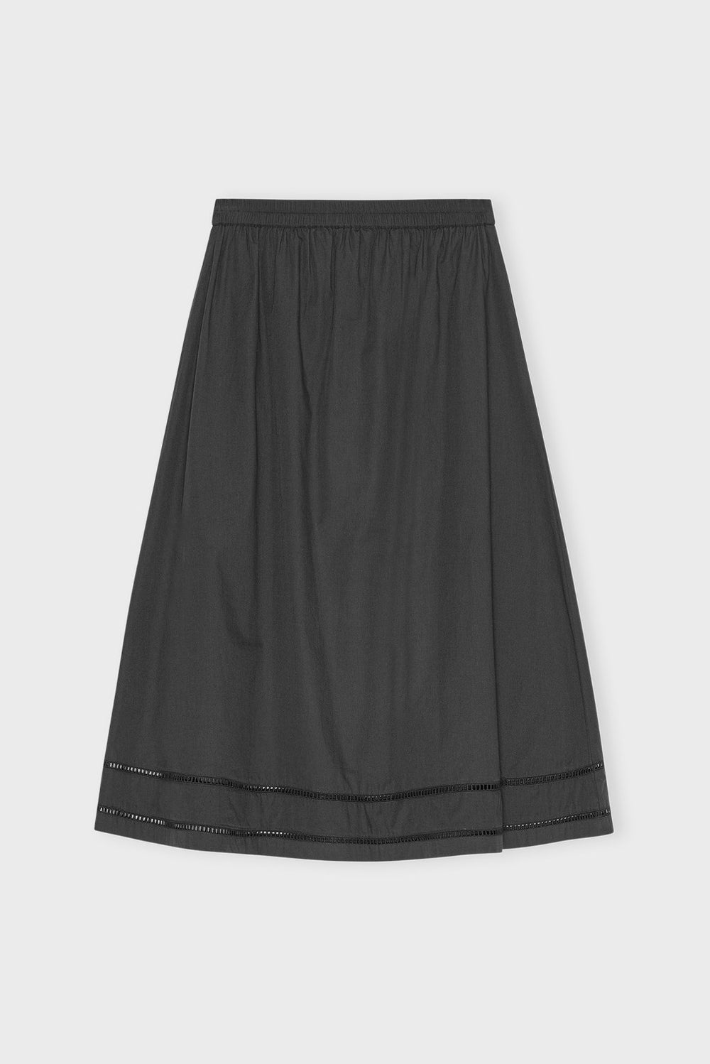 ◆セオリー◆Sleek Poplin Sunburst Midi SK 00 Sleek Poplin Pleated Midi Skirt | Theory