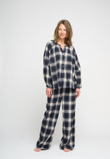 Calmly Shirt Flannel Check Slow Pants 1001 LOW