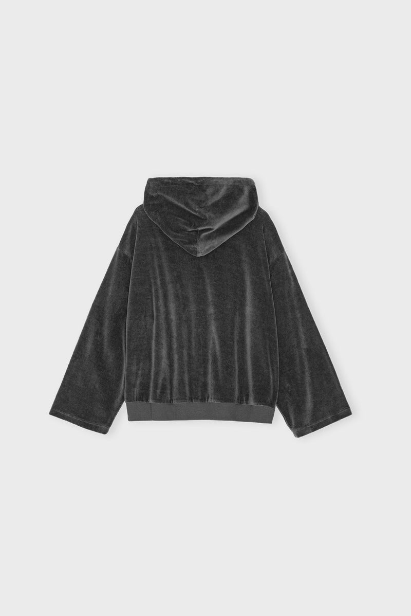 Cosmoshoodievelvet Darkgrey B