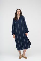 Daylight Stripe Dark Navy 107 LOW