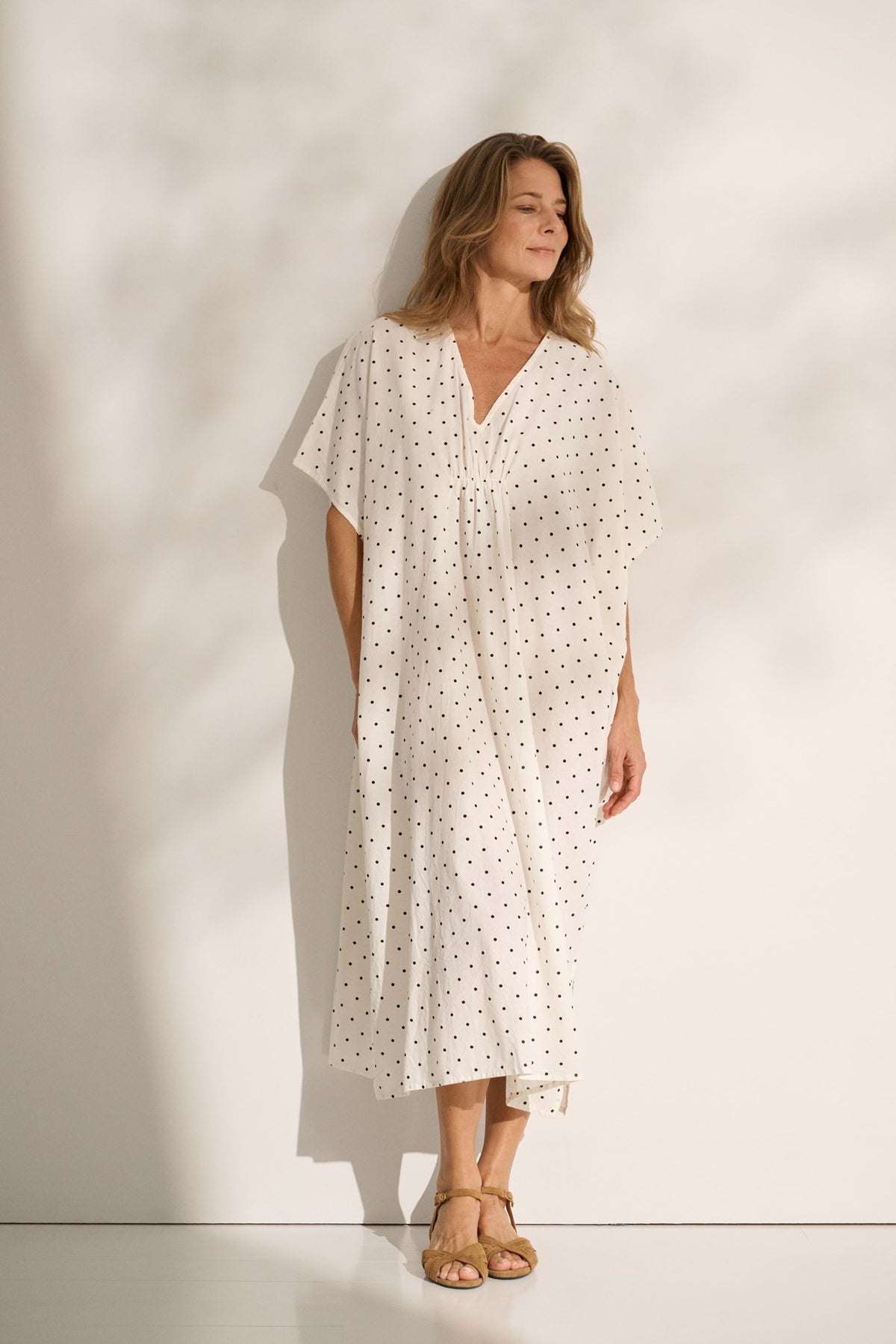 dotted ocean kaftan I buy dresses online I moshi moshi mind