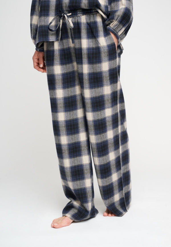 Flannel Check Slow Pants 1006 LOW