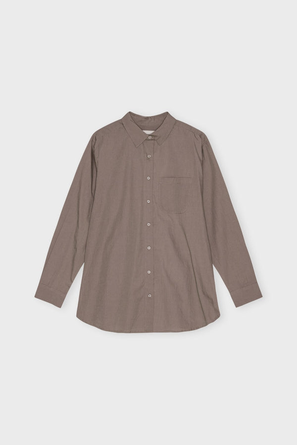 Gaia Shirt Dark Taupe