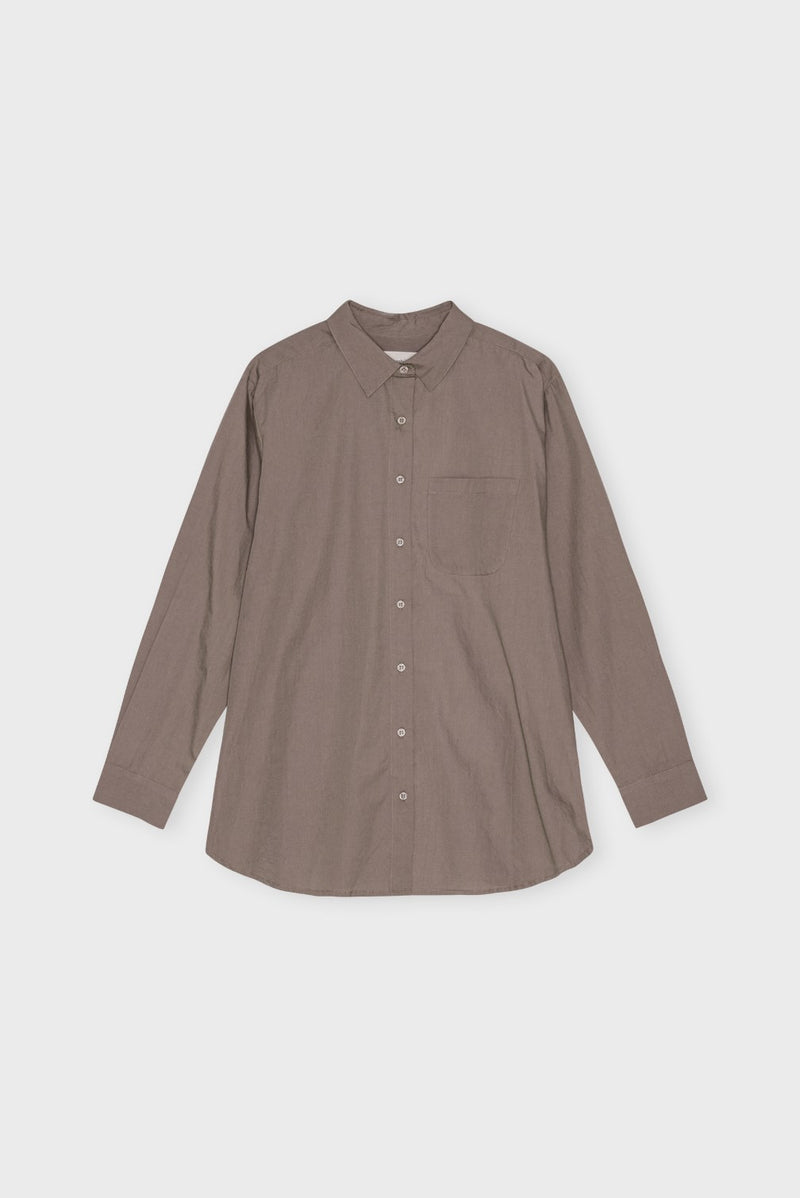 Gaia Shirt Dark Taupe