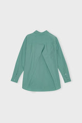 Gaia Shirt Poplin Aqua Green B
