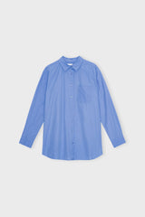 Gaiashirtpoplin Heavenblue