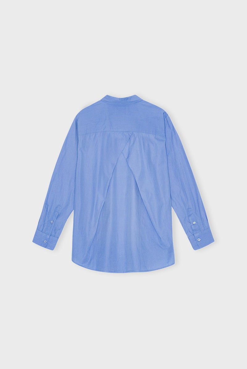 Gaiashirtpoplin Heavenblue B
