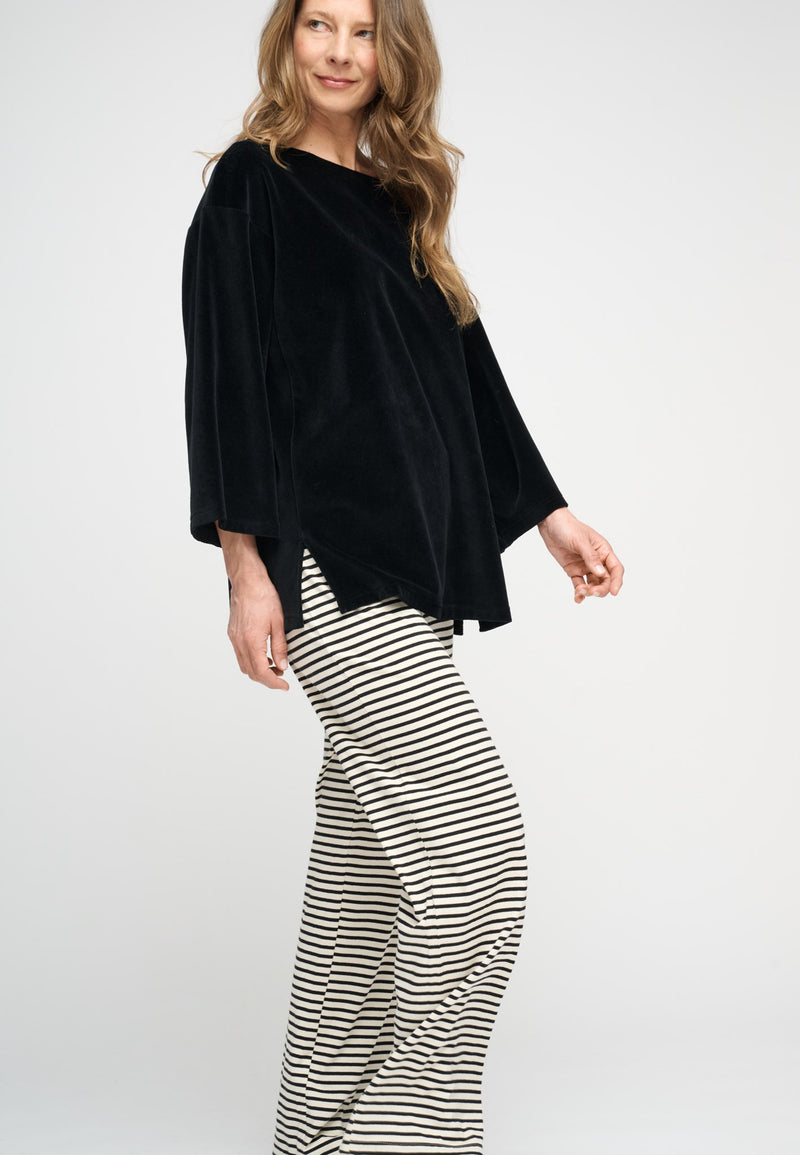 Hailey Top Velvet Pure Pants Stripe 832 LOW