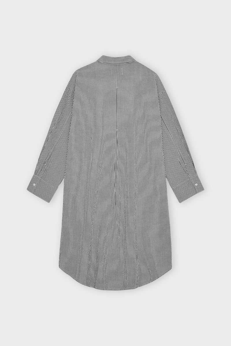 Havenshirtdressgingham Ecrunavy B