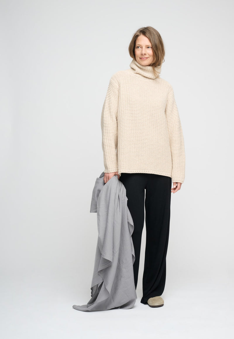 Honestly Knit Oatmeal Pure Pants Black Mind Shawl 675 LOW