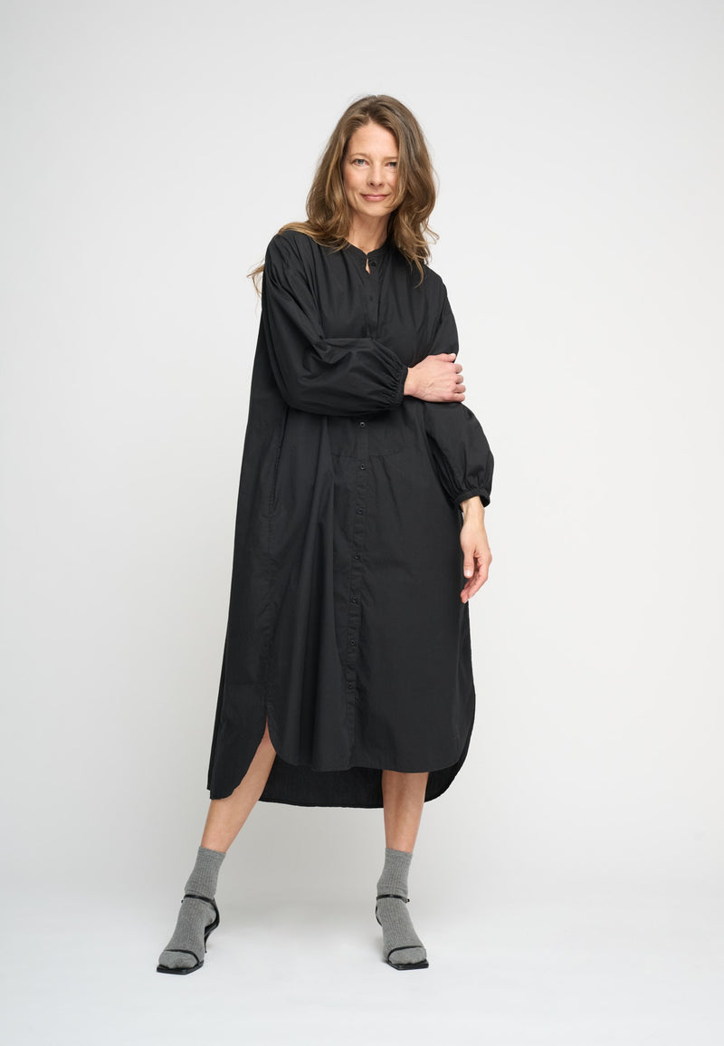 Lauren Shirtdress Poplin Moonless 288 LOW