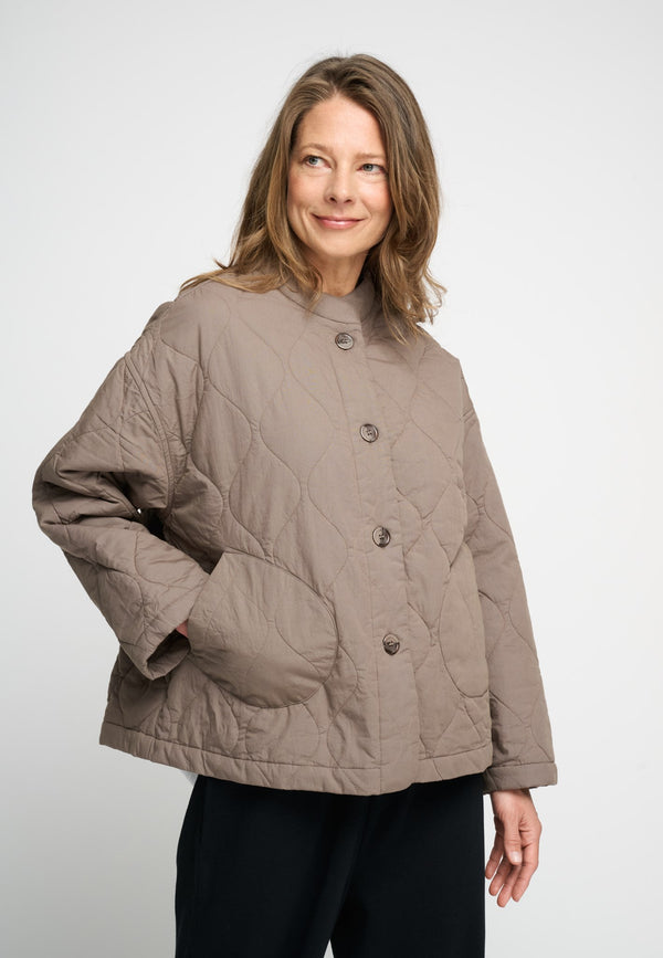 Leah Jacket Dark Taupe 076 LOW