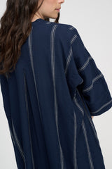 Lively Stripe Dark Navy 186 LOW