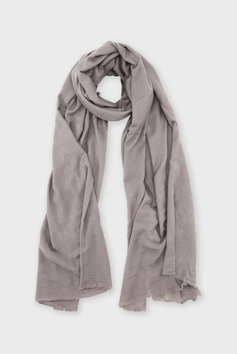 Mind Shawl Wool Frost Grey