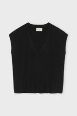 Pernilleknitvest Black