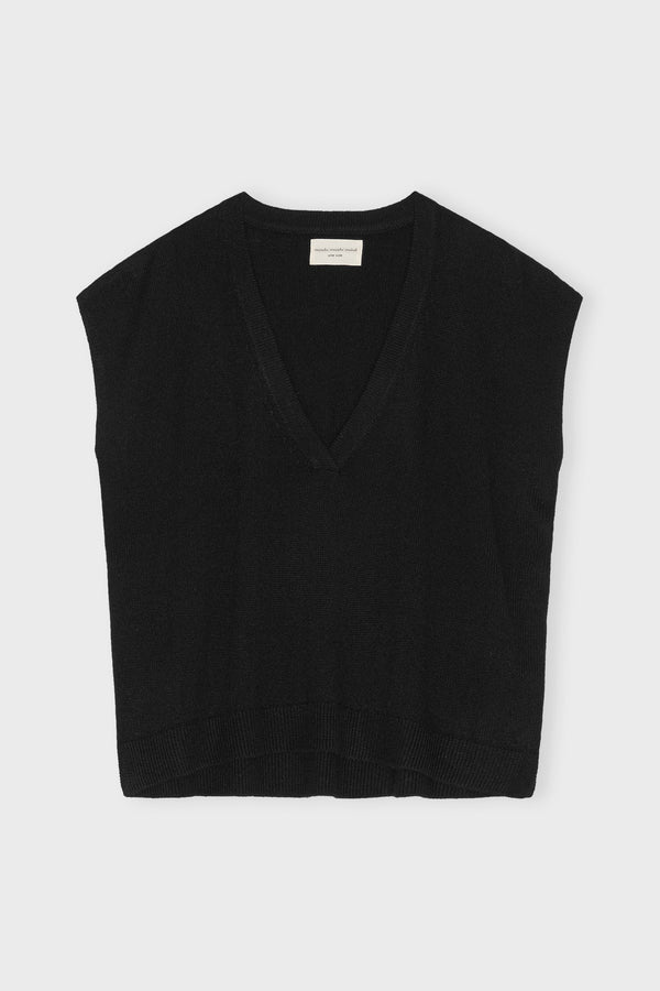 Pernilleknitvest Black