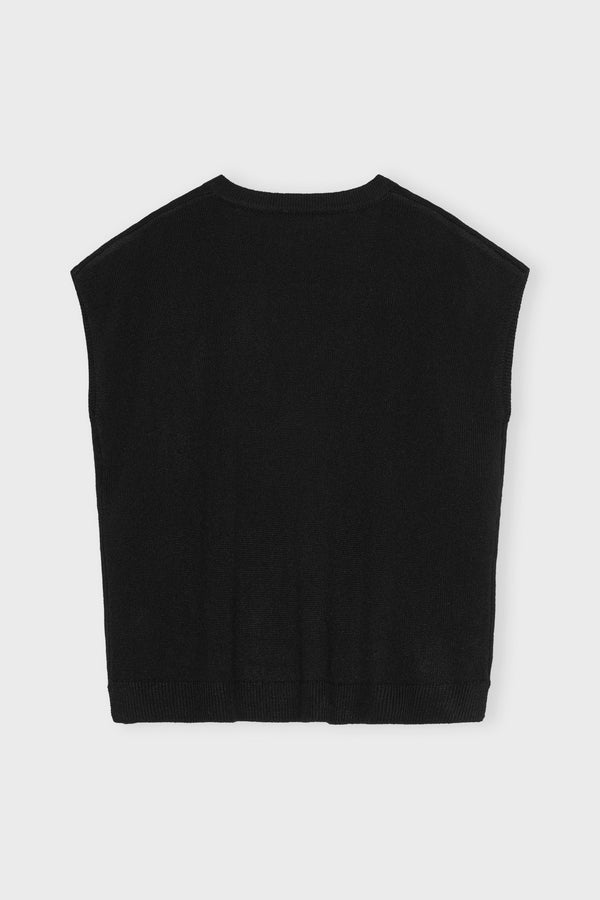 Pernilleknitvest Black B