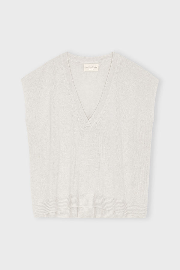 Pernilleknitvest Ecru