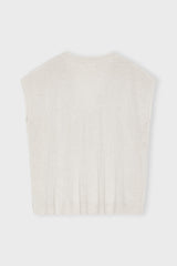 Pernilleknitvest Ecru B