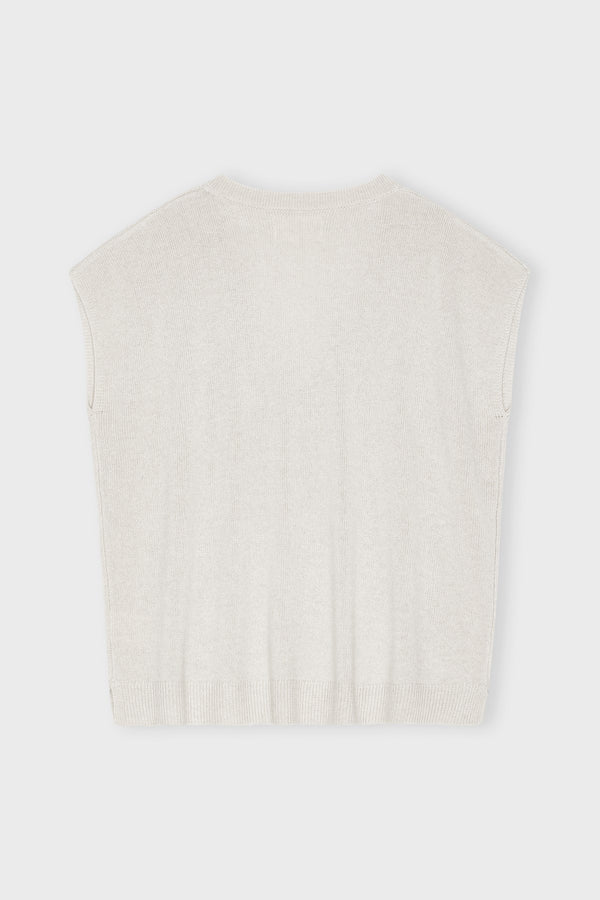 Pernilleknitvest Ecru B