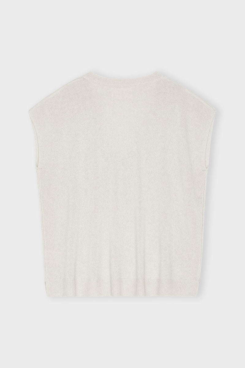 Pernilleknitvest Ecru B