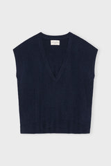 Pernilleknitvest Navyblue