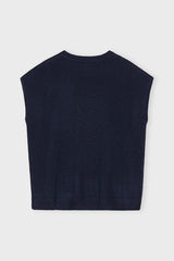 Pernilleknitvest Navyblue B
