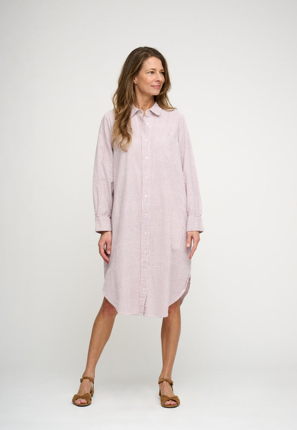 Reason Shirtdress Magenta Stripe 1611 LOW