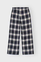 Slow Pants Blue Check B