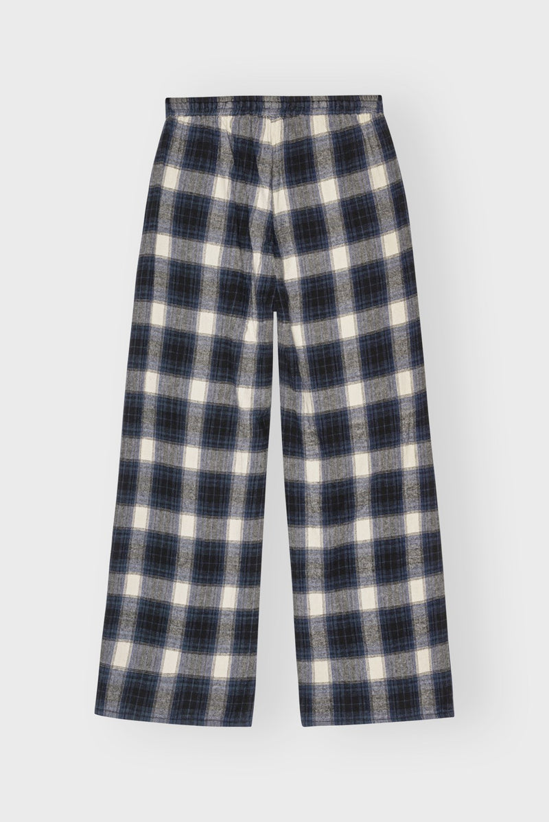 Slow Pants Blue Check B