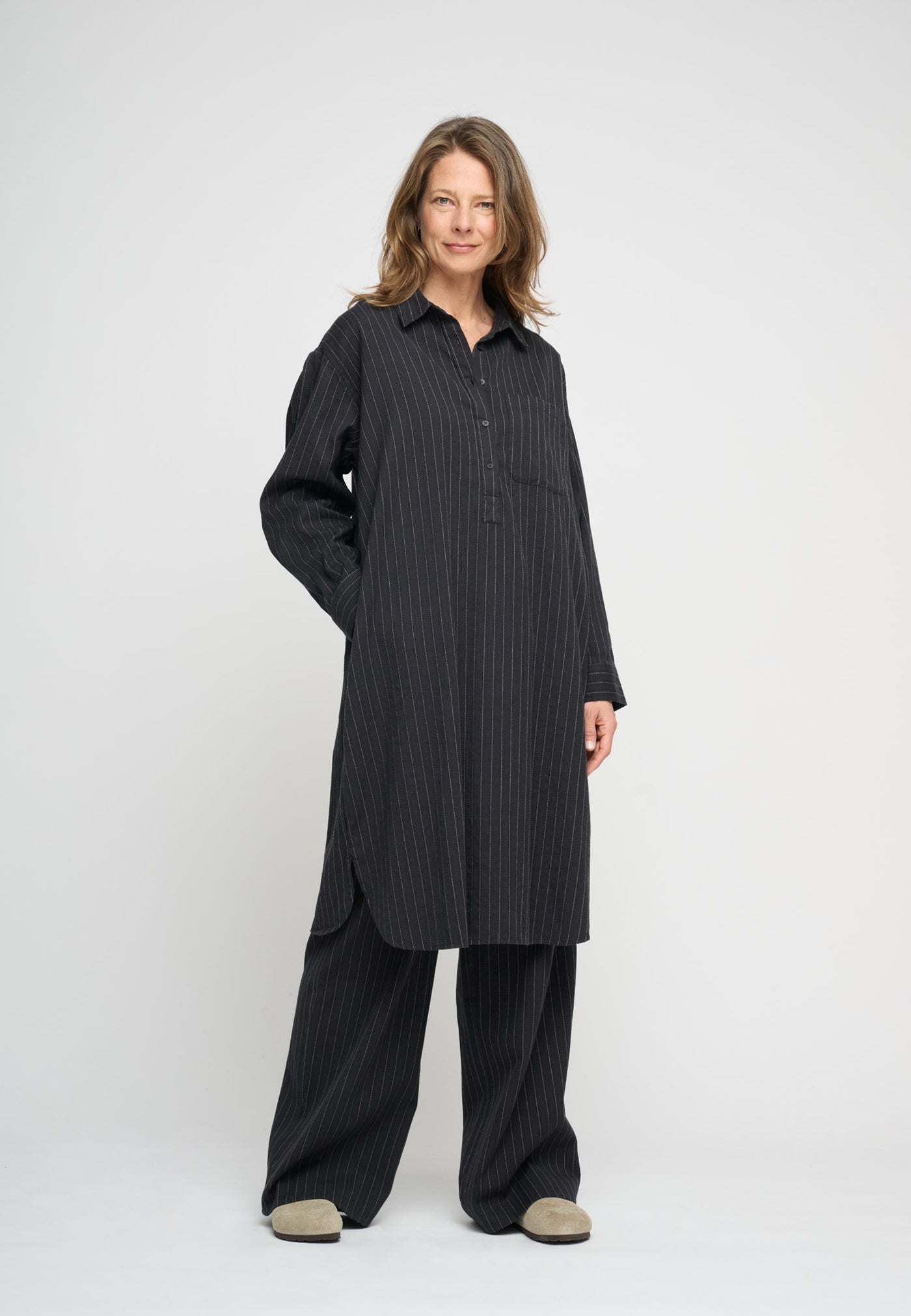 ボトムス mabli 25ss meadow stripe pants & necktie slow pants stripe | Buy pants for women online – moshi moshi