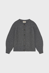 Sofia Cardigan Wool Dark Grey Melange