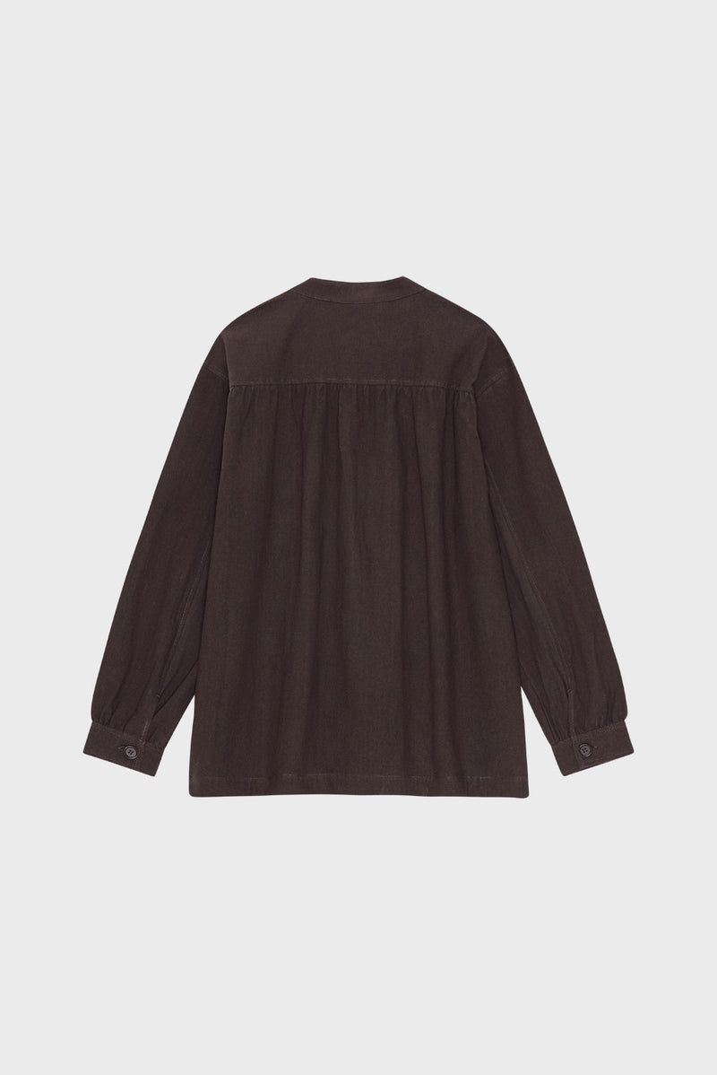 Tales Shirt Crepe Chocolate B