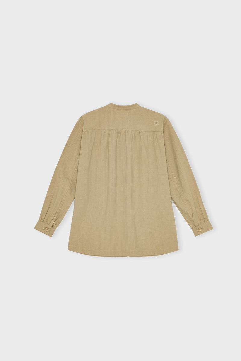 Talesshirtcrepe Olivesand B