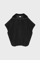 Uma Padded Poncho Black