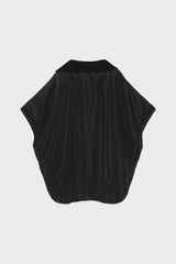 Uma Padded Poncho Black B