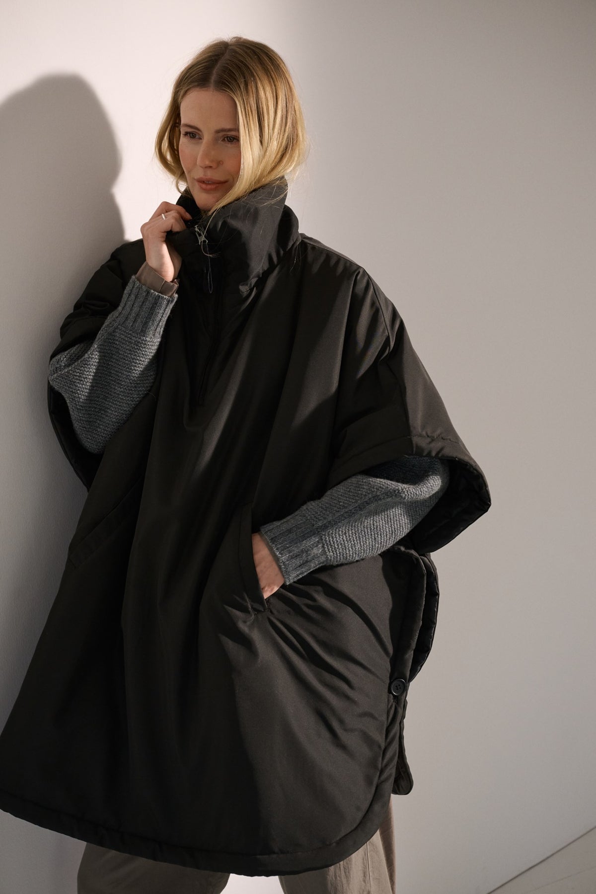 uma padded poncho | Buy outerwear for women online