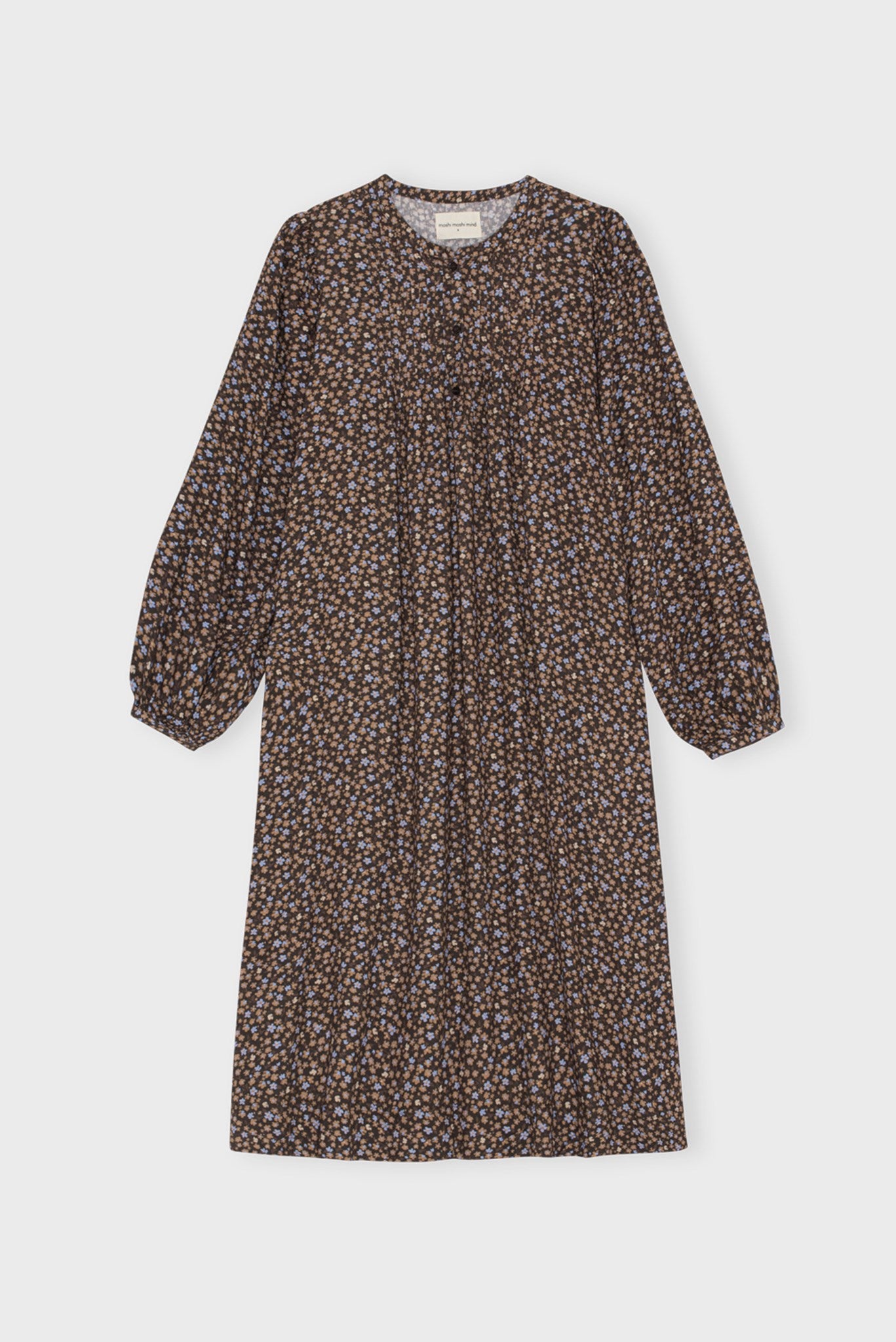 grape dress brown flower