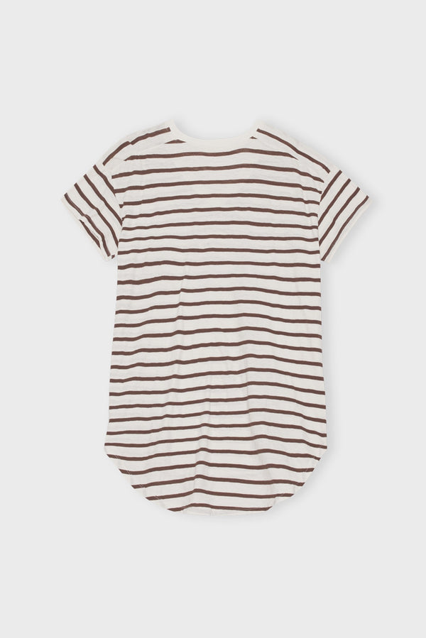 Dreamyt Shirtstripe Mahogany B