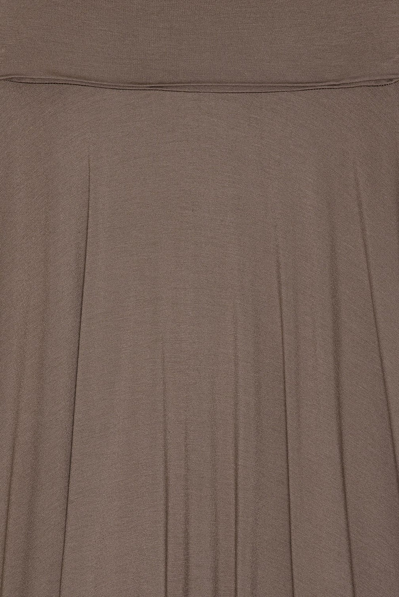 Gracios Skirt Dark Taupe CROP