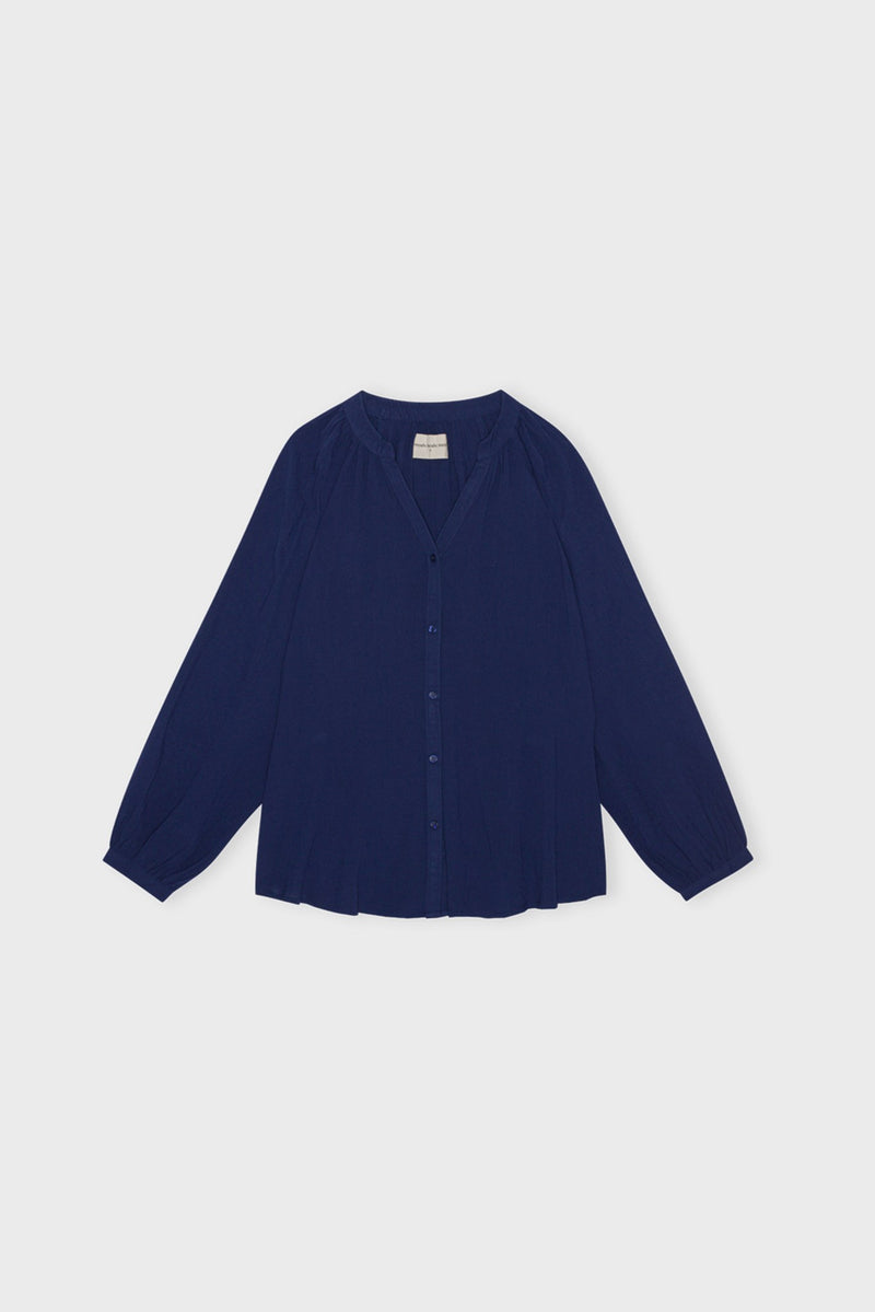 Harmonyshirtcrepe Cobaltblue