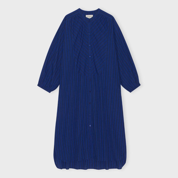 Laurenshirtdressstrip Bluenavy